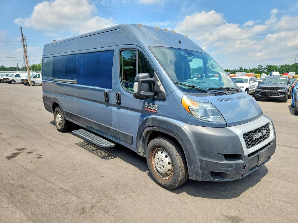 2020 Ram Promaster 3500 მანქანა იყიდება აუქციონზე, vin: 3C6URVJG4LE136733, აუქციონის ნომერი: 56422846