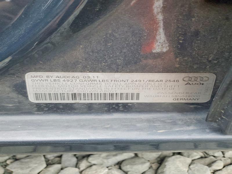 Aukcja sprzedaży 2011 Audi A4, vin: WAUBFAFL5BN048000, numer aukcji: 56180126