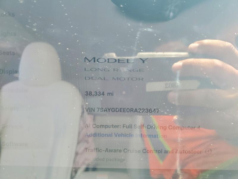 Продаж на аукціоні авто 2024 Tesla Model Y, vin: 7SAYGDEE0RA223647, номер лоту: 54631646