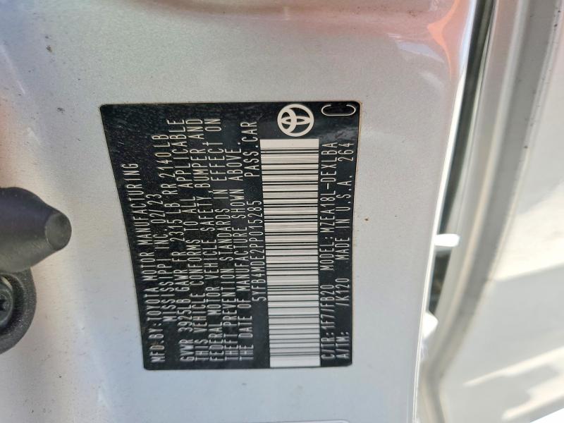 Aukcja sprzedaży 2023 Toyota Corolla, vin: 5YFB4MDE2PP015285, numer aukcji: 56293086
