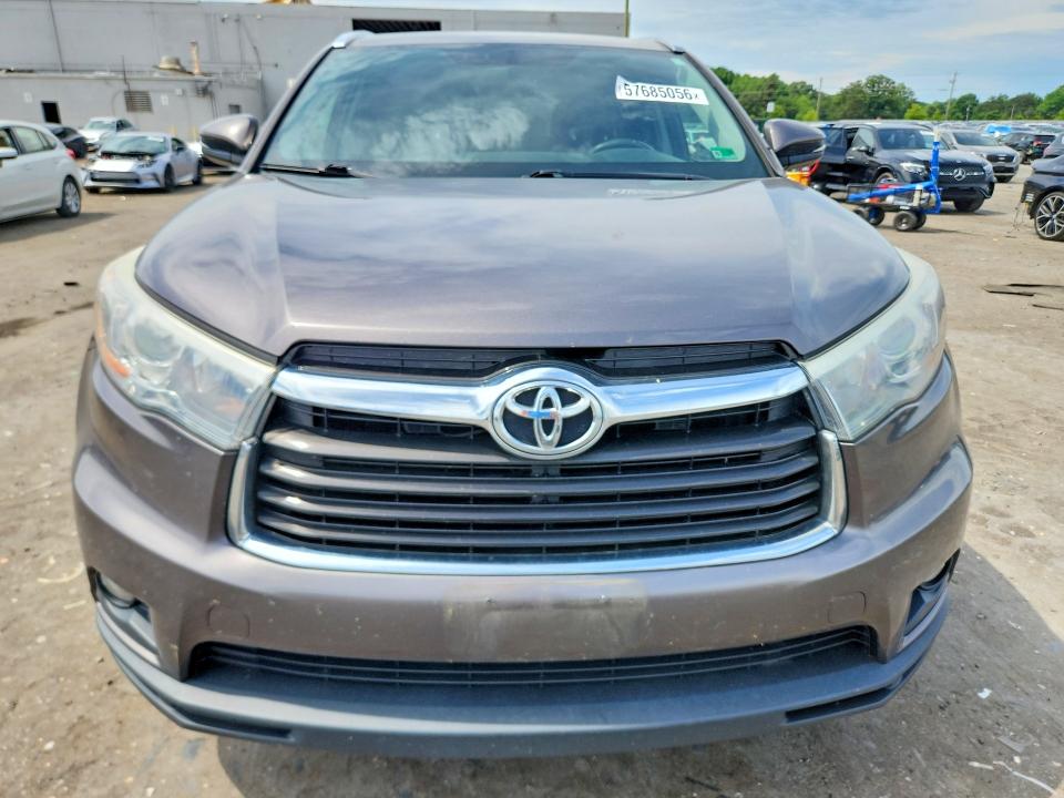 Aukcja sprzedaży 2015 Toyota Highlander, vin: 5TDJKRFHXFS127120, numer aukcji: 57685056