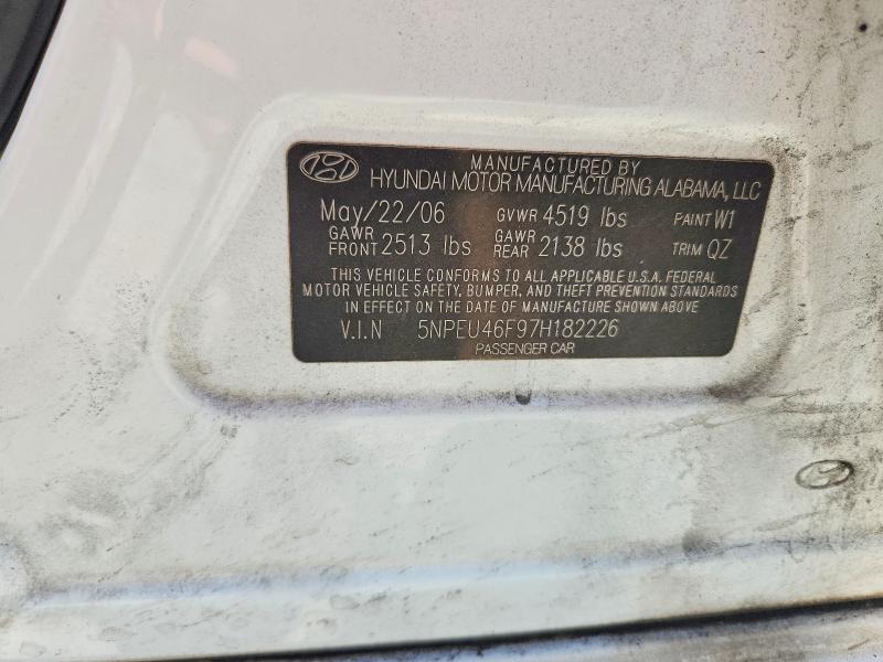 Продажа на аукционе авто 2007 Hyundai Sonata, vin: 5NPEU46F97H182226, номер лота: 56236816