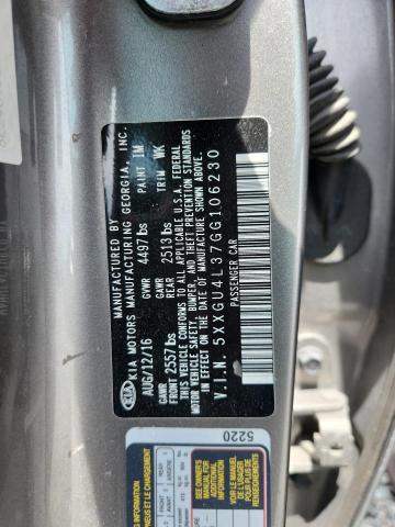 2016 Kia Optima მანქანა იყიდება აუქციონზე, vin: 5XXGU4L37GG106230, აუქციონის ნომერი: 56688176