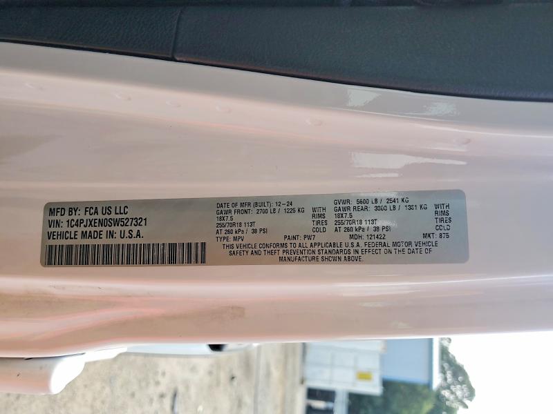 2025 Jeep Wrangler მანქანა იყიდება აუქციონზე, vin: 1C4PJXEN0SW527321, აუქციონის ნომერი: 56962386