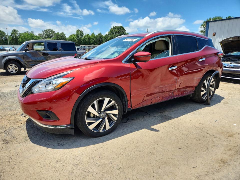 57702886 :رقم المزاد ، 5N1AZ2MG8HN143107 vin ، 2017 Nissan Murano مزاد بيع
