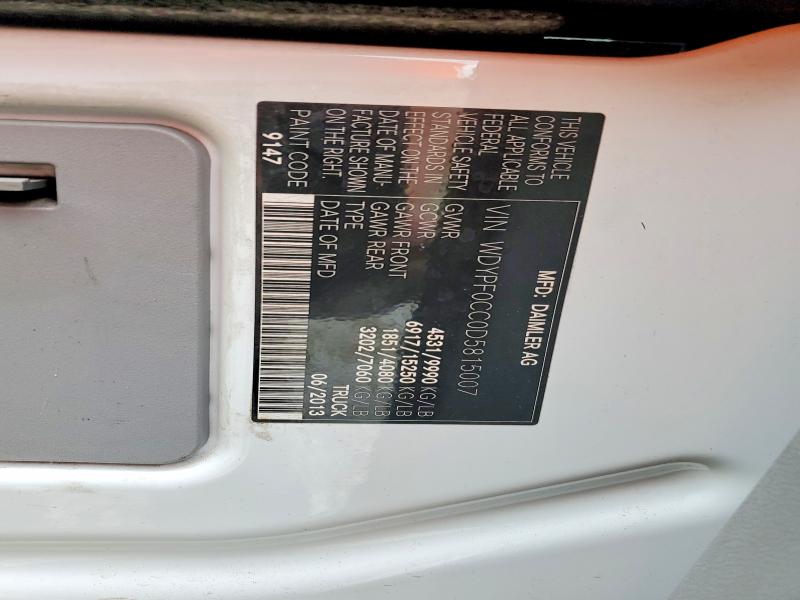 Продаж на аукціоні авто 2013 Freightliner Sprinter, vin: WDYPF0CC0D5815007, номер лоту: 55042006