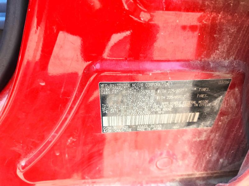 Продажа на аукционе авто 2016 Toyota Rav4, vin: JTMZFREV2GJ083949, номер лота: 58839156