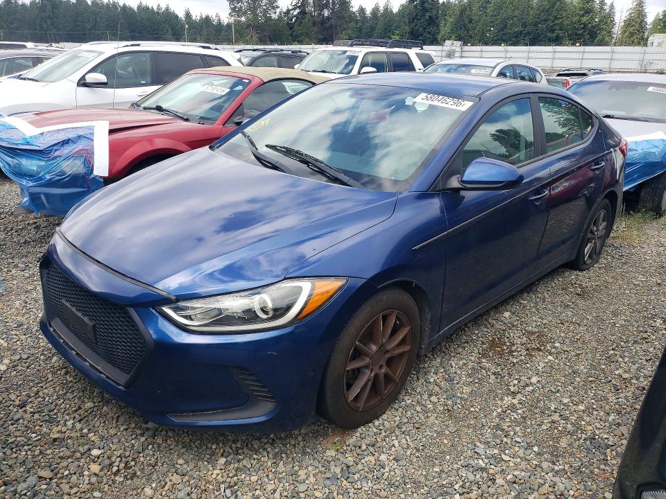 2017 Hyundai Elantra მანქანა იყიდება აუქციონზე, vin: 5NPD84LF2HH116879, აუქციონის ნომერი: 58046296