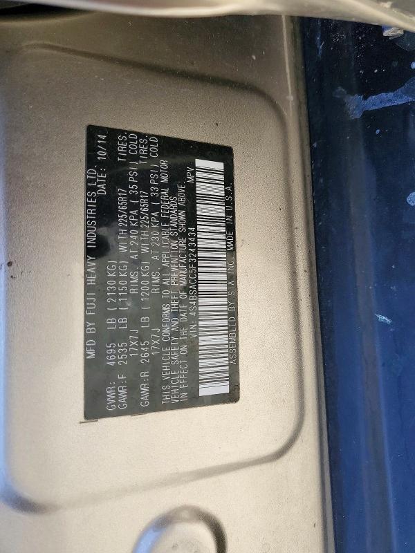 Продажа на аукционе авто 2015 Subaru Outback, vin: 4S4BSACC5F3243434, номер лота: 56701476