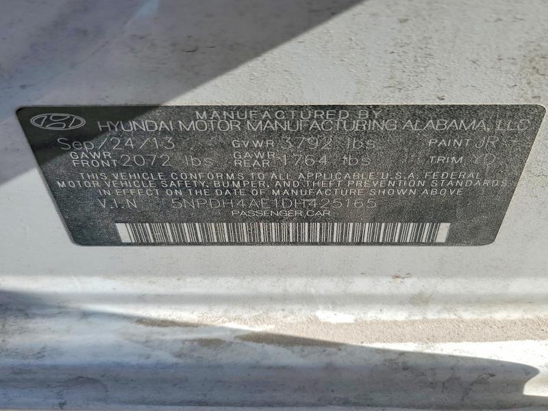 Продажа на аукционе авто 2013 Hyundai Elantra, vin: 5NPDH4AE1DH425165, номер лота: 49006556