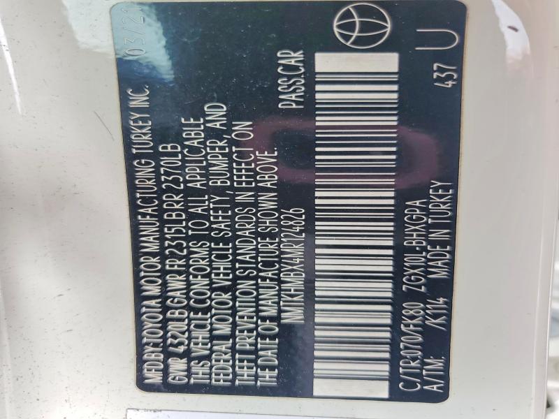 2021 Toyota C-hr მანქანა იყიდება აუქციონზე, vin: NMTKHMBX4MR124826, აუქციონის ნომერი: 55499686
