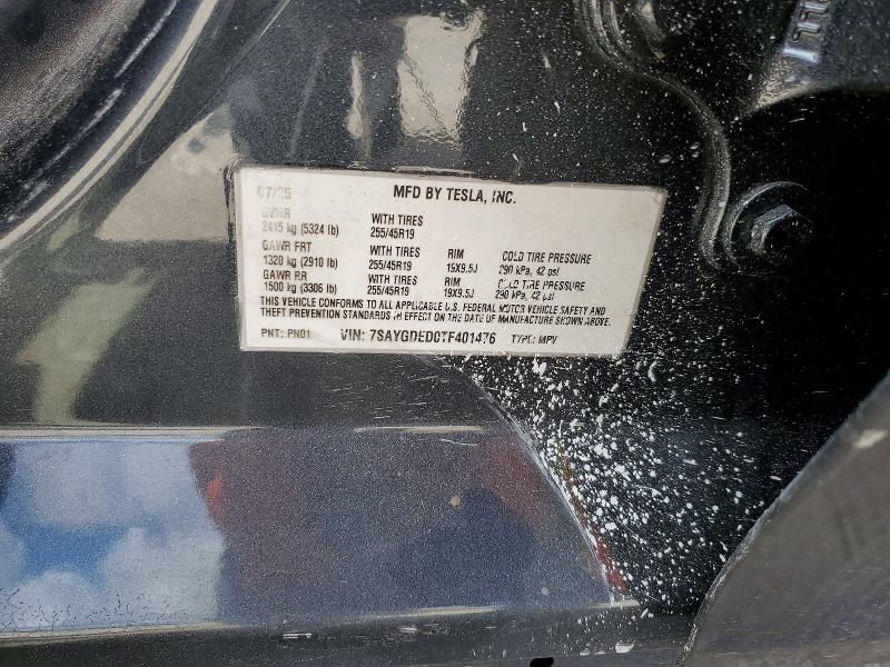 Продажа на аукционе авто 2026 Tesla Model Y, vin: 7SAYGDED0TF401476, номер лота: 56588946