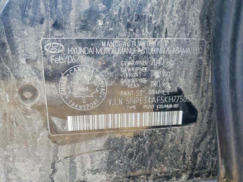 Продажа на аукционе авто 2019 Hyundai Sonata, vin: 5NPE34AF5KH775052, номер лота: 57405816