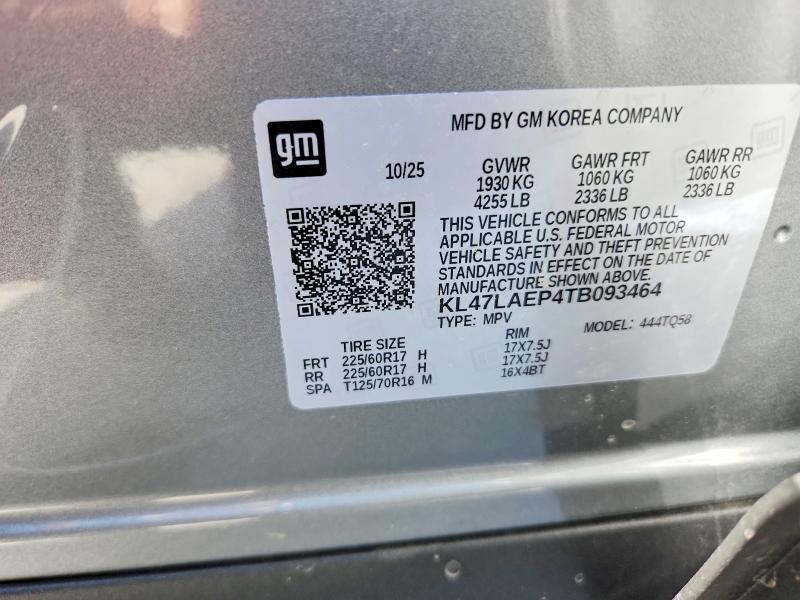 Aukcja sprzedaży 2026 Buick Envista, vin: KL47LAEP4TB093464, numer aukcji: 58311746