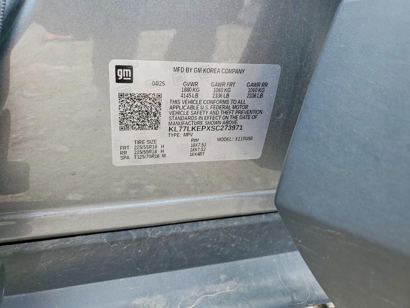 Продажа на аукционе авто 2025 Chevrolet Trax, vin: KL77LKEPXSC273971, номер лота: 57930796