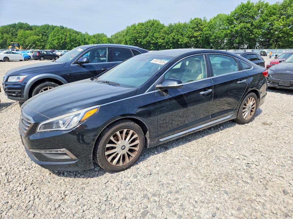 2015 Hyundai Sonata მანქანა იყიდება აუქციონზე, vin: 5NPE34AF7FH015534, აუქციონის ნომერი: 57077626