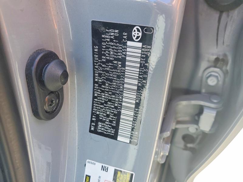 Продаж на аукціоні авто 2021 Toyota Corolla, vin: 5YFS4MCE9MP092118, номер лоту: 56125616