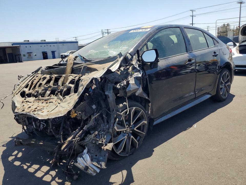 55407126 :رقم المزاد ، JTDS4RCE8LJ052077 vin ، 2020 Toyota Corolla مزاد بيع