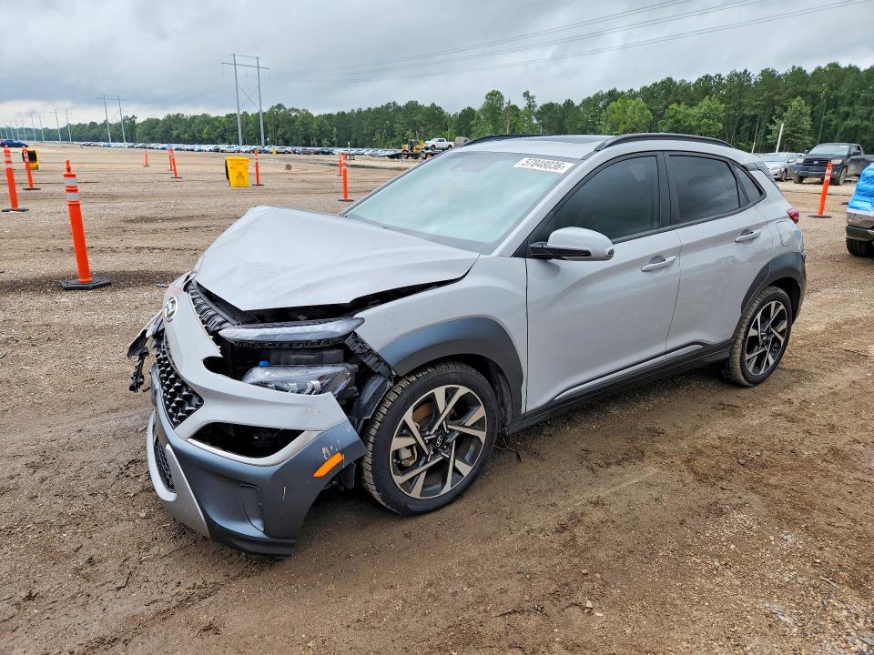2022 Hyundai Kona მანქანა იყიდება აუქციონზე, vin: KM8K5CA38NU884608, აუქციონის ნომერი: 57048036