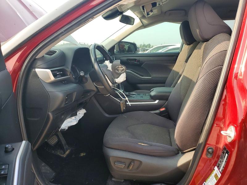 58790996 :رقم المزاد ، 5TDZZRAHXNS552583 vin ، 2022 Toyota Highlander مزاد بيع