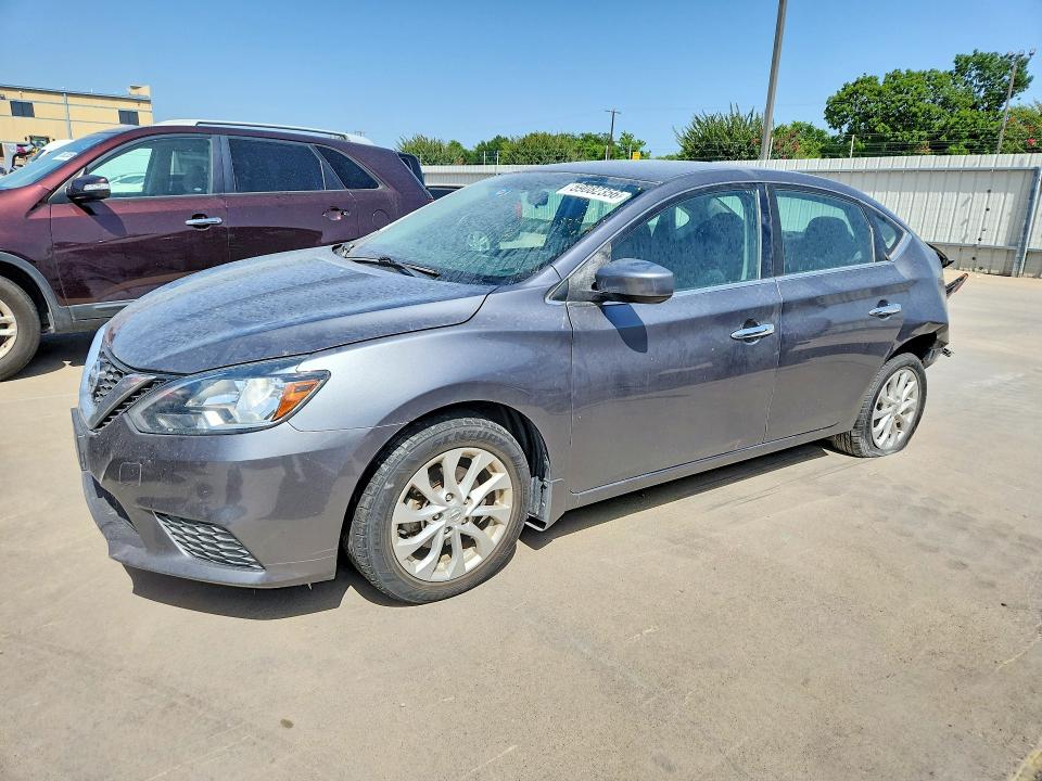 59082356 :رقم المزاد ، 3N1AB7AP5KL614022 vin ، 2019 Nissan Sentra مزاد بيع