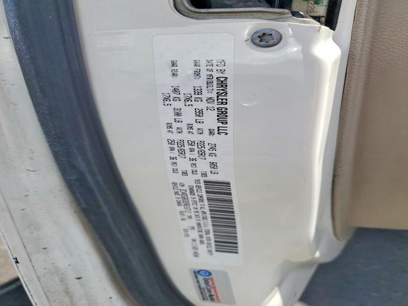 57785526 :رقم المزاد ، 2C4RDGBG9DR616712 vin ، 2013 Dodge Grand Caravan مزاد بيع
