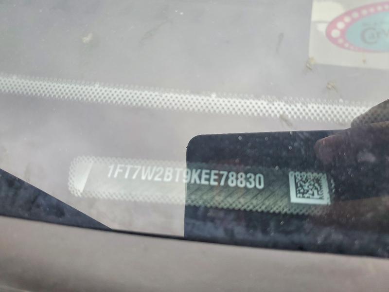 57368326 :رقم المزاد ، 1FT7W2BT9KEE78830 vin ، 2019 Ford F250 مزاد بيع