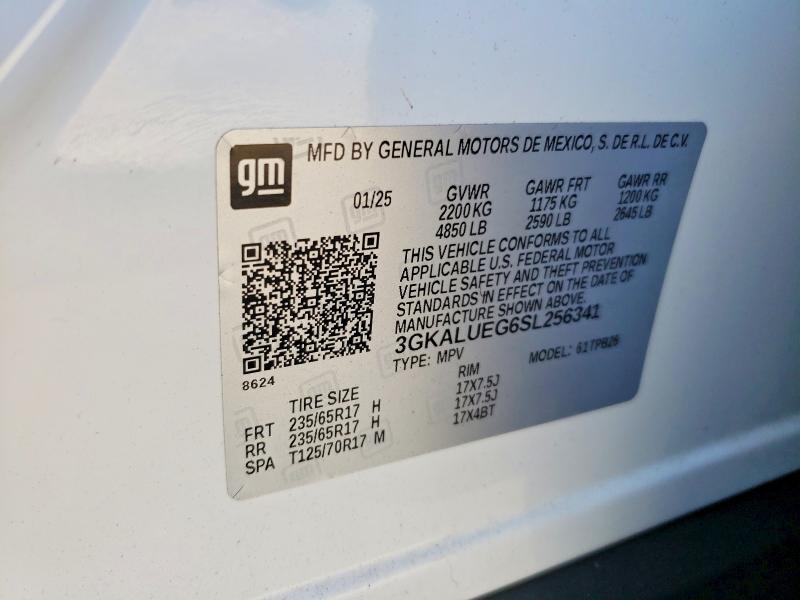 58049086 :رقم المزاد ، 3GKALUEG6SL256341 vin ، 2025 Gmc Terrain مزاد بيع