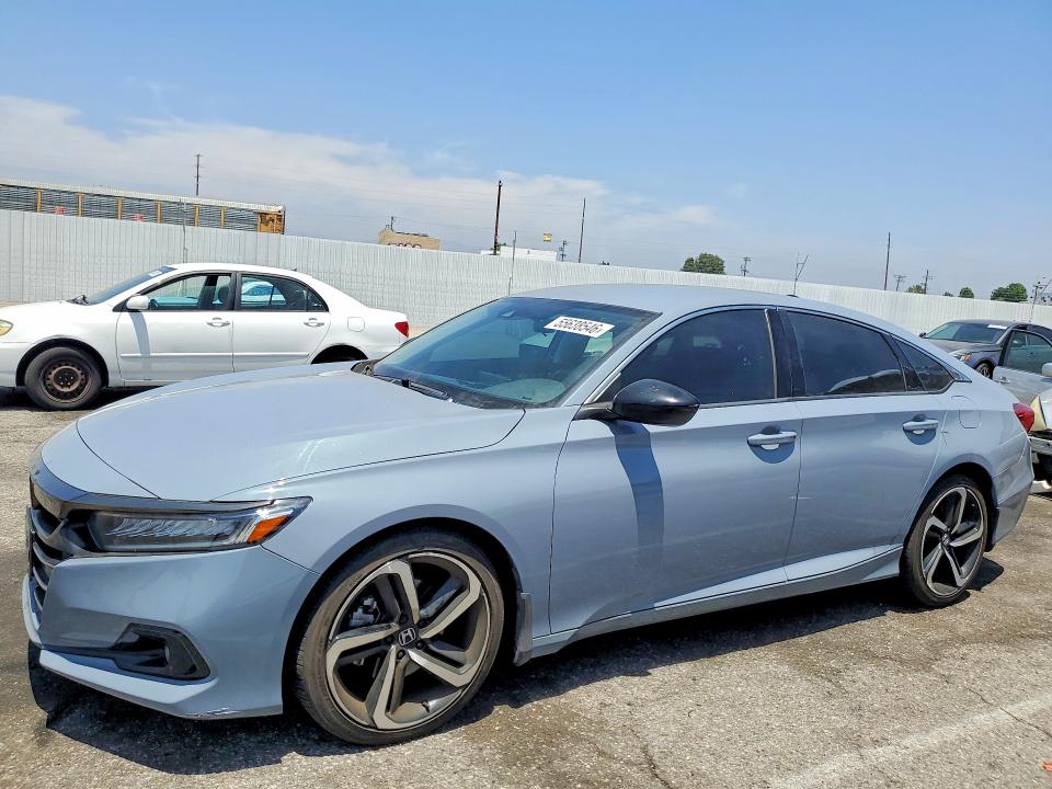 2021 Honda Accord მანქანა იყიდება აუქციონზე, vin: 1HGCV1F46MA077696, აუქციონის ნომერი: 55638546