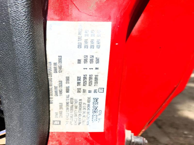 2004 Chevrolet Colorado მანქანა იყიდება აუქციონზე, vin: 1GCCS196948192448, აუქციონის ნომერი: 57201406