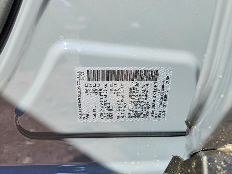 Auction sale of the 2026 Nissan Rogue, vin: 5N1BT3BB6TC831081, lot number: 57142516