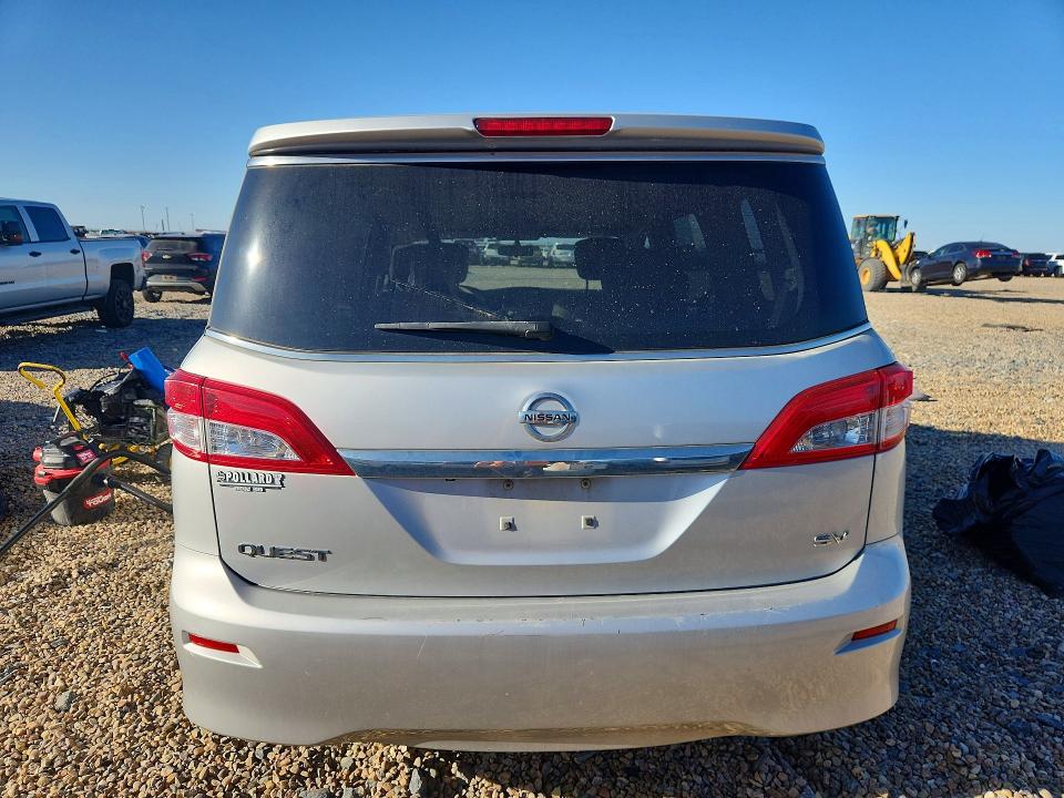 2014 Nissan Quest მანქანა იყიდება აუქციონზე, vin: JN8AE2KP3E9100693, აუქციონის ნომერი: 55545426