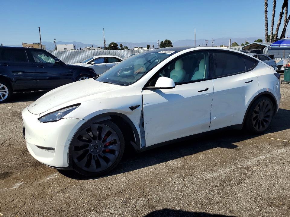 2021 Tesla Model Y მანქანა იყიდება აუქციონზე, vin: 5YJYGDEF4MF240078, აუქციონის ნომერი: 57253406
