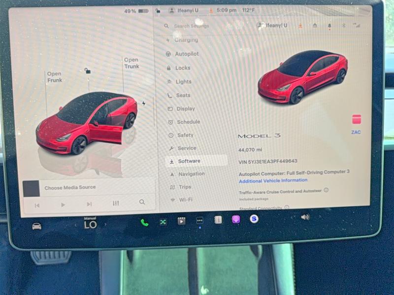 Aukcja sprzedaży 2023 Tesla Model 3, vin: 5YJ3E1EA3PF449643, numer aukcji: 56540966