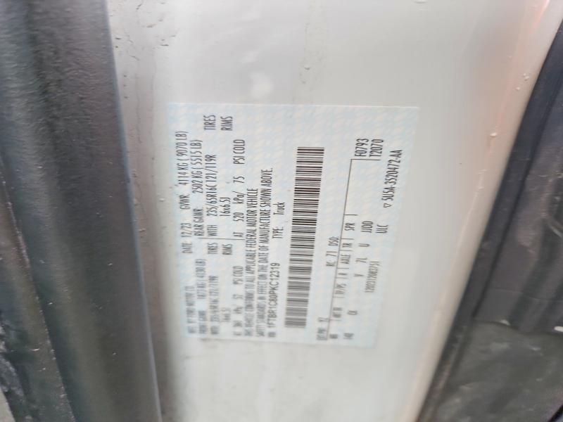 55898996 :رقم المزاد ، 1FTBR1C80PKC12319 vin ، 2023 Ford Transit مزاد بيع