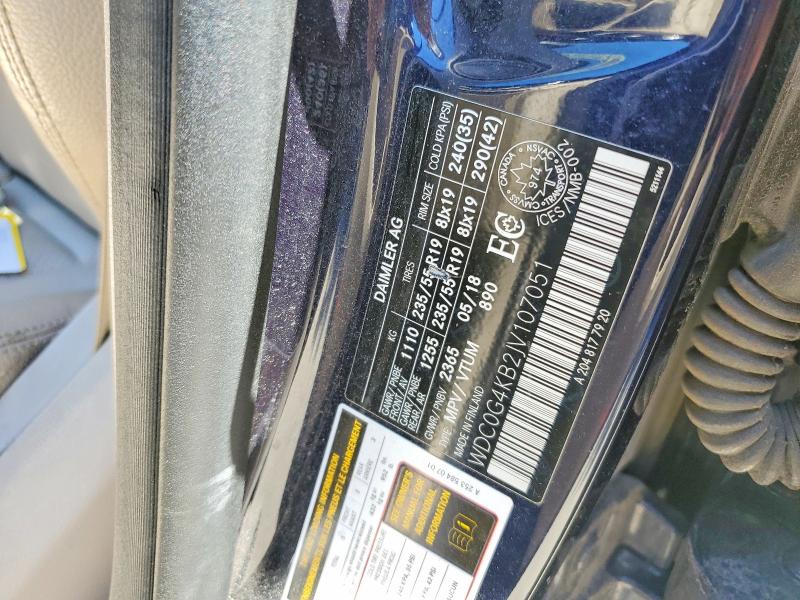 57227836 :رقم المزاد ، WDC0G4KB2JV107051 vin ، 2018 Mercedes-benz Glc مزاد بيع