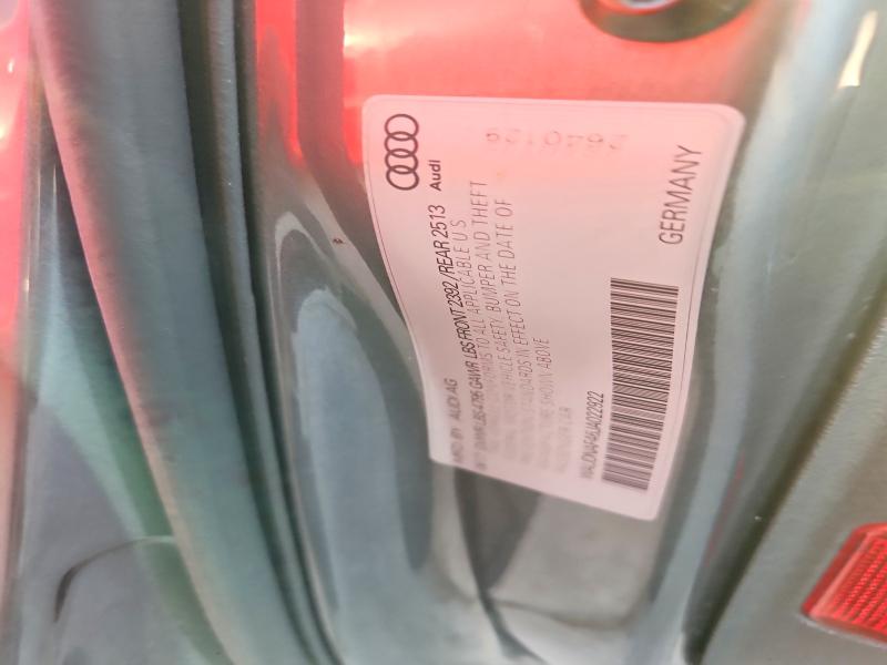 2018 Audi A4 მანქანა იყიდება აუქციონზე, vin: WAUDNAF46JA022922, აუქციონის ნომერი: 58915076