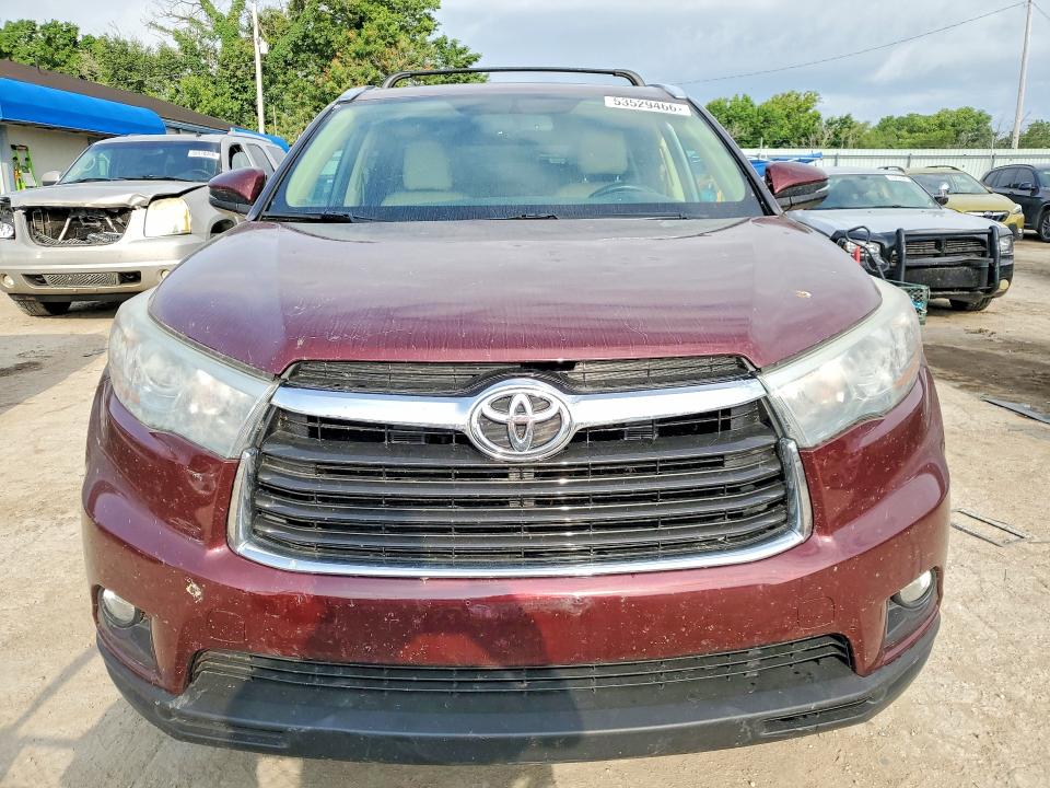 Aukcja sprzedaży 2015 Toyota Highlander, vin: 5TDJKRFH0FS158943, numer aukcji: 53529466