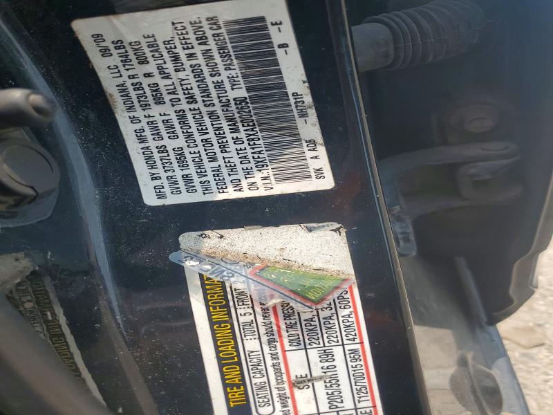 Aukcja sprzedaży 2010 Honda Civic, vin: 19XFA1F8XAE002650, numer aukcji: 58419156