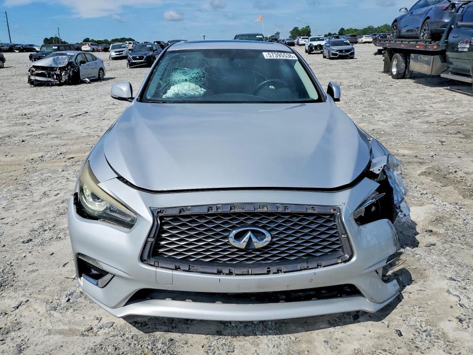 2018 Infiniti Q50 მანქანა იყიდება აუქციონზე, vin: JN1EV7APXJM365634, აუქციონის ნომერი: 57395536