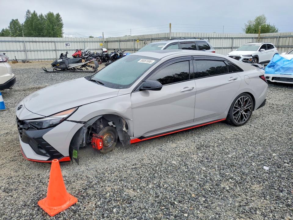 59087686 :رقم المزاد ، KMHLW4AK3PU011964 vin ، 2023 Hyundai Elantra N مزاد بيع