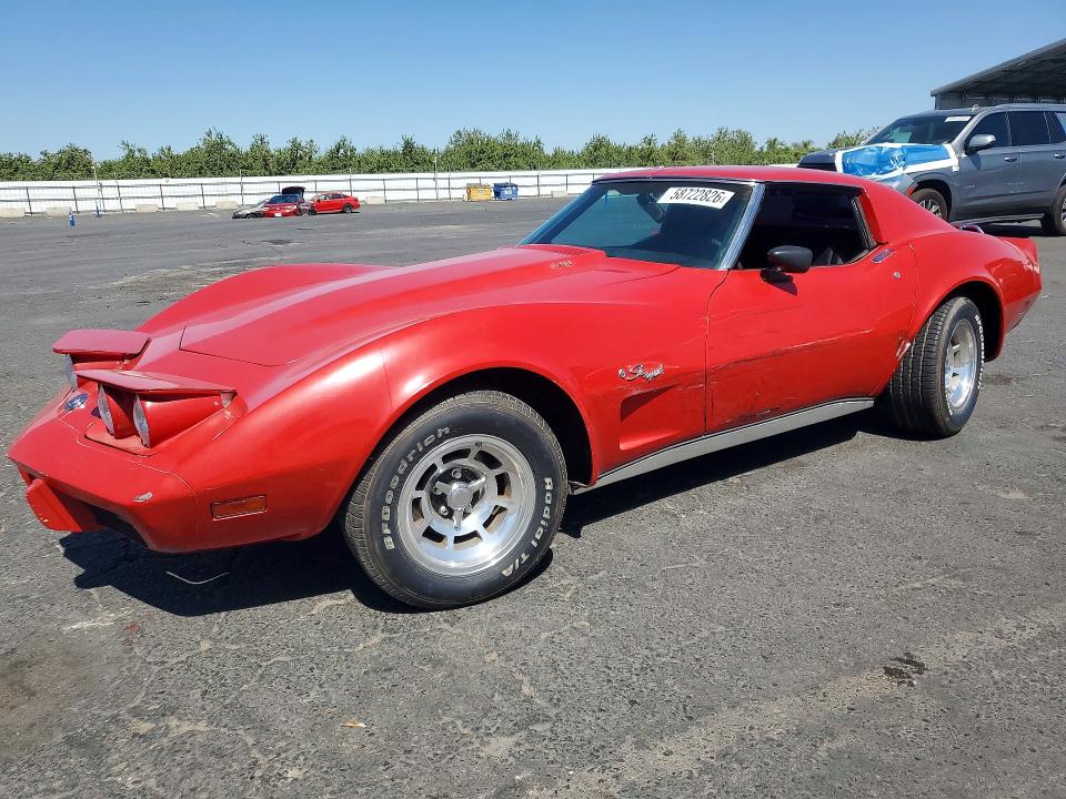 1976 Chevrolet Corvette მანქანა იყიდება აუქციონზე, vin: 1Z37X6S437076, აუქციონის ნომერი: 58722826