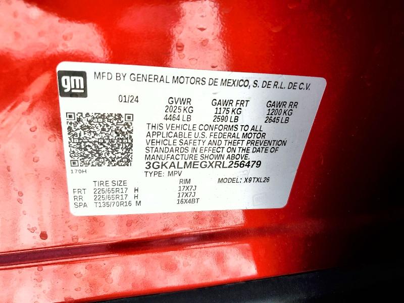 Aukcja sprzedaży 2024 Gmc Terrain, vin: 3GKALMEGXRL256479, numer aukcji: 85963825