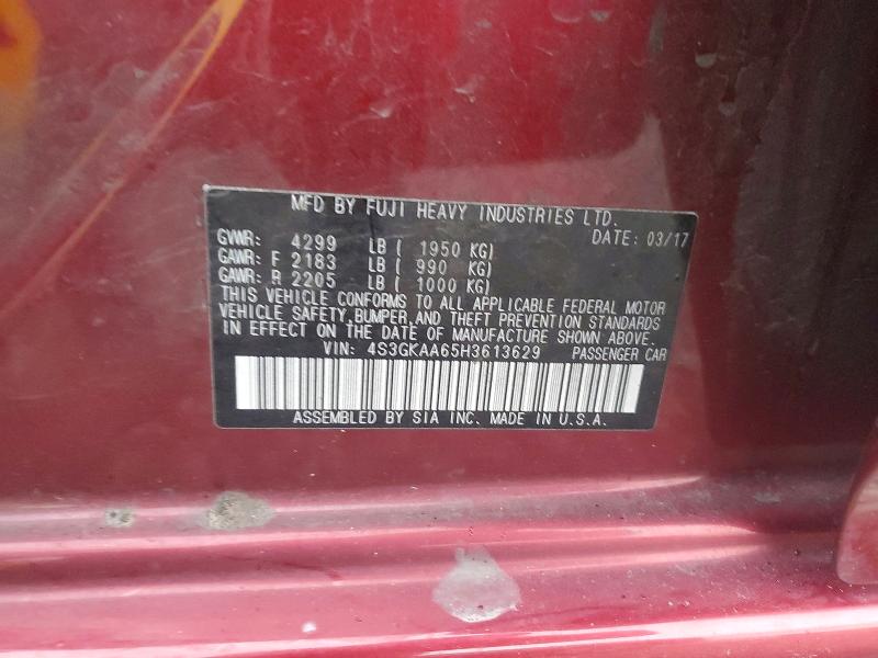 Продаж на аукціоні авто 2017 Subaru Impreza, vin: 4S3GKAA65H3613629, номер лоту: 56817266