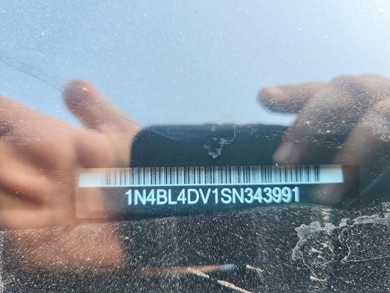 2025 Nissan Altima მანქანა იყიდება აუქციონზე, vin: 1N4BL4DV1SN343991, აუქციონის ნომერი: 55937846