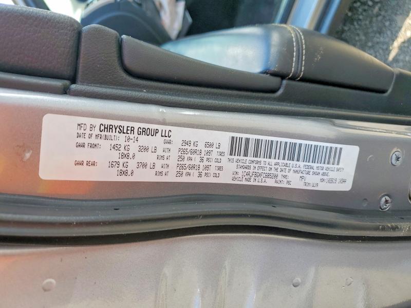 Продажа на аукционе авто 2015 Jeep Grand Cherokee, vin: 1C4RJFBGXFC685200, номер лота: 56879256