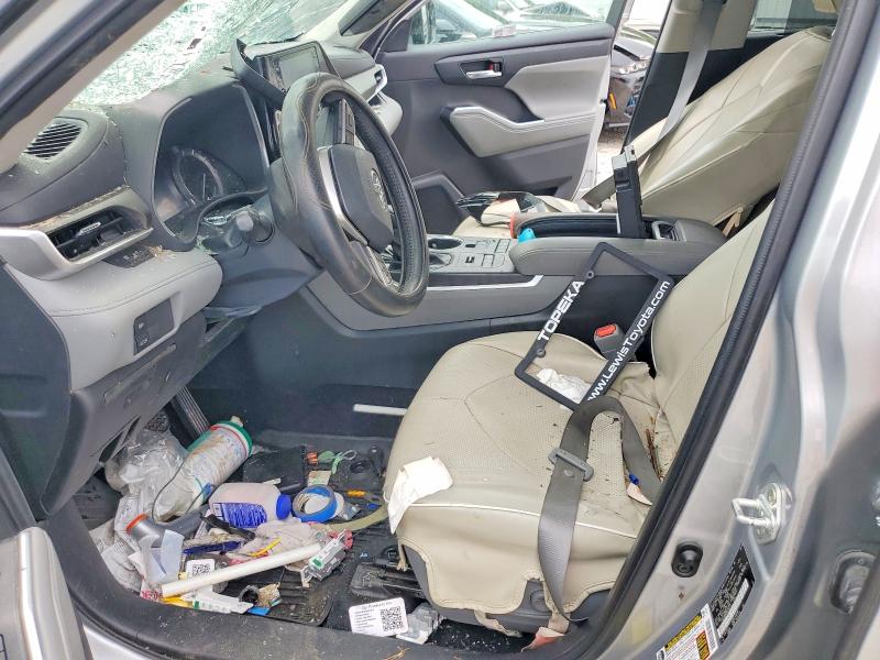2022 Toyota Highlander მანქანა იყიდება აუქციონზე, vin: 5TDGZRBH9NS583233, აუქციონის ნომერი: 57903206
