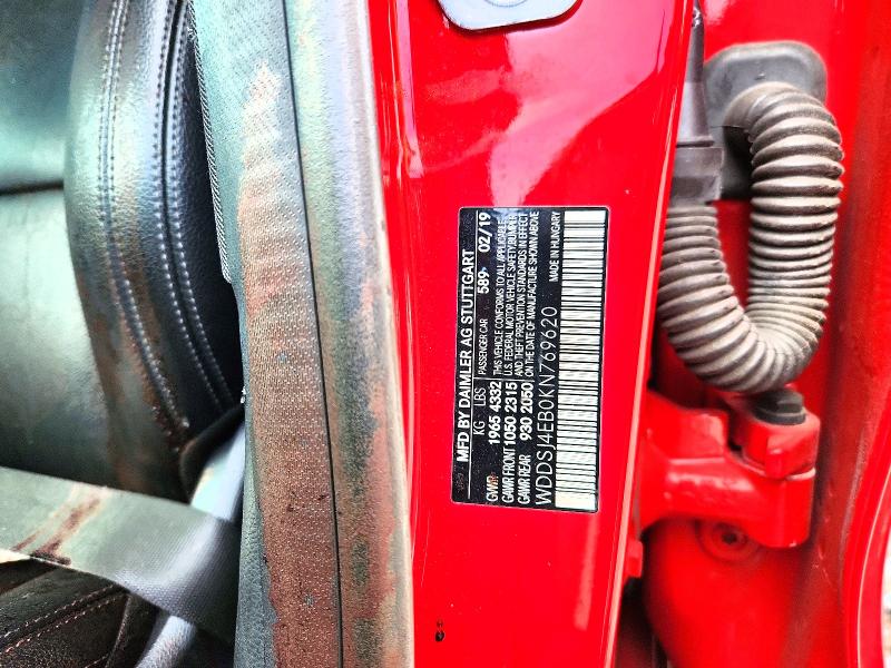 2019 Mercedes-benz Cla მანქანა იყიდება აუქციონზე, vin: WDDSJ4EB0KN769620, აუქციონის ნომერი: 57375056