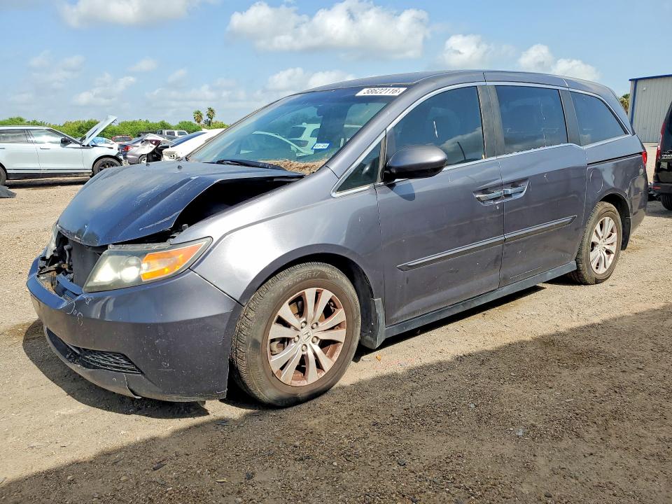 58622116 :رقم المزاد ، 5FNRL5H49GB105375 vin ، 2016 Honda Odyssey مزاد بيع