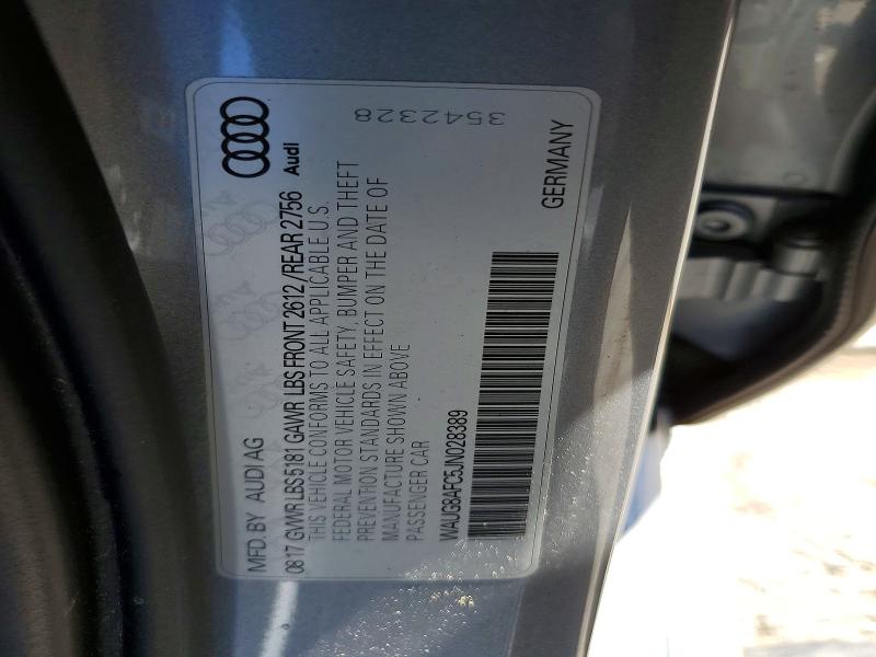 Продажа на аукционе авто 2018 Audi A6, vin: WAUG8AFC5JN028389, номер лота: 54886126
